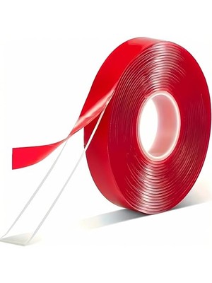 Leaf Shop Silikonlu Çift Taraflı Montaj Bandı – 10MM x 5 Metre | Süper Güçlü, Su Geçirmez, Akrilik Yapışkan Bant – Iz Bırakmaz, Yeniden Kullanılabilir