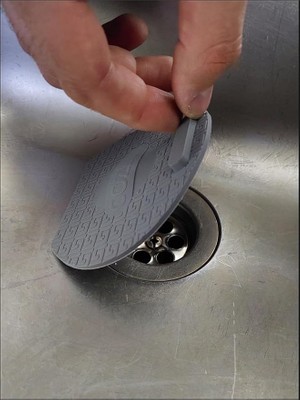 Leaf Shop Kötü Koku Önleyici 3'lü Paket Lavabo Koku Giderici Silikon Mat Sızdırmaz Su ve Koku Geçirmez Ped Lavabo Kapağı Lavabo Tıpası Tapası Lavabo Tıkacı Gider Tıkacı Tapası