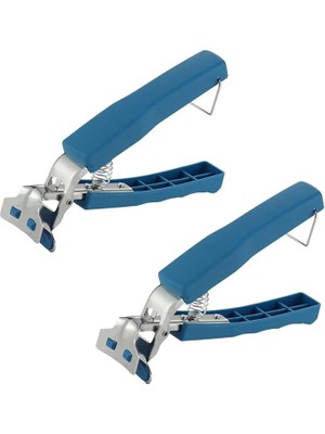 Leaf Shop Adet Sıcak Tencere Kapak Tava Tabak Tutucu, Paslanmaz Çelik ve Silikon Başlıklı Künefe Tabağı Tutacağı