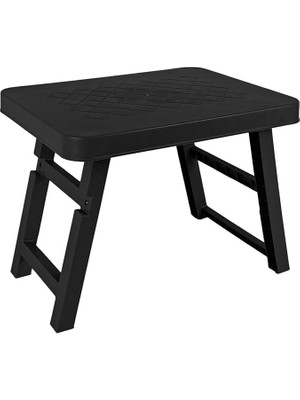 Leaf Shop Katlanır Kamp Masası | Portatif ve Taşınabilir Piknik, Balkon, Bahçe, Plaj ve Mangal Masası – Katlanabilir Pratik Sehpa (Siyah, Küçük)