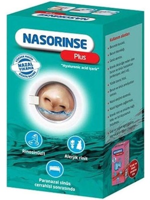 Leaf Shop Nasorınse Plus Hyalunorık Asit Içeren Yüksek Hacim Düşük Basınçlı Nazal Duş (25 Poşetli)