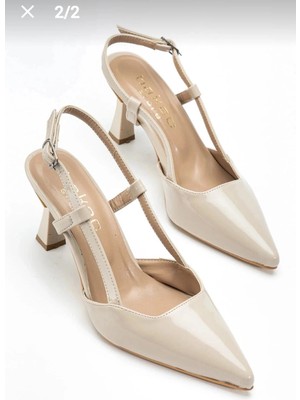 Sb Shopping Hoost Bej Rugan Topuklu Ayakkabı