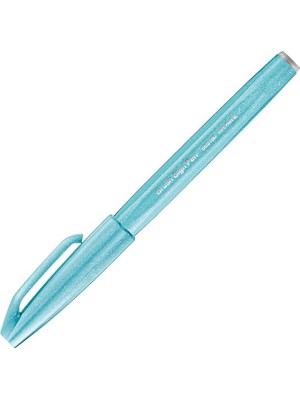 Misda Store SES15C-S2X Brush Sign Pen Gök Mavisi, Fiber Kalem, Fırça Benzer Uç, 1 Adet