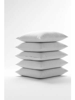 İz Home 5 Adet Premium Ultra Dolgun Kare Kırlent Iç Yastık | Orijinal Silikon Dolgu | Koltuk Köşe Yastık |