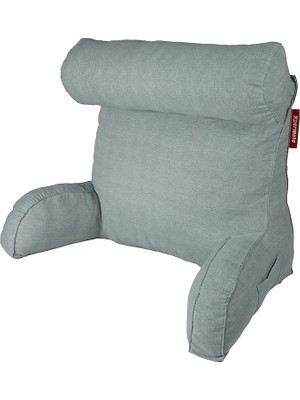 Leaf Shop Tv Yastık, Kollu Yastık, Ayarlanabilir Sırt Destek Yastık, Boyun Desteği, Tv Yastık ve Üçgen Yastık, Fermuarlı Sırt Yastık, Bel Yastık (Gri)