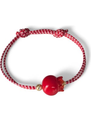 Sibelya Aksesuar Cam Murano Nar Figürlü Marteniçka Bileklik – Sevdiklerine Hediyelik