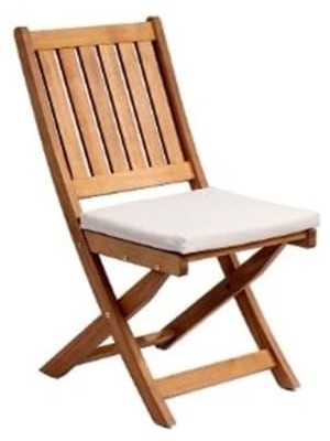 Leaf Shop Bahçe Balkon Salon Kare Alt Sandalye Minderi Krem
