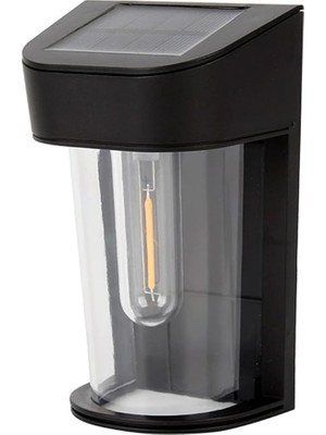 Leaf Shop Adet Güneş Enerjili Bahçe Aydınlatması, Duvar Bahçe Işıkları (Korumasız Kapsül)