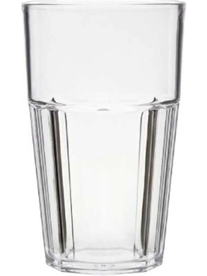 Leaf Shop Polikarbonat Bardak Şeffaf 400 ml - 4 Adet