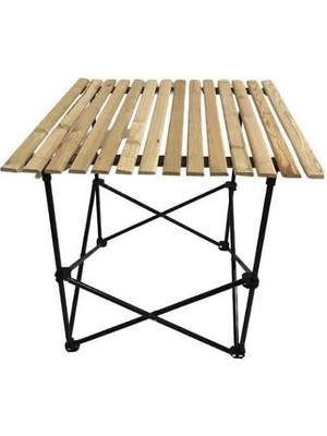 Leaf Shop Ahşap Kamp Masası, Taşıma Çantası, Küçük Boy