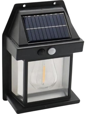 Leaf Shop Suya Dayanıklı Hareket Sensörlü Güneş Enerjili Solar LED Dış Mekan Bahçe Lambası