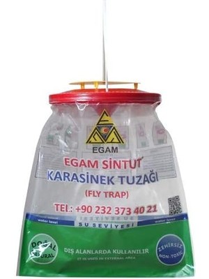 Leaf Shop Large Karasinek Tuzağı, Sağlık Bakanlığı Onaylı, 100% Etkili Karasinek Kapanı