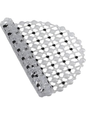 Leaf Shop Home 63X35 cm Vantuzlu Banyo ve Duşakabin Paspası – Silikon Vakumlu Kaymaz Zemin Paspası, Su Geçirmez Duş Paspası, Güvenli ve Konforlu Kullanım