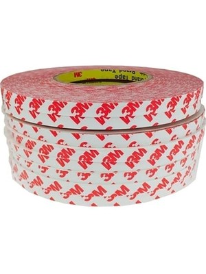 Leaf Shop Magnet 3m Çift Taraflı Güçlü Şeffaf Bant Genişlik: 15 mm x Uzunluk: 50 Metre