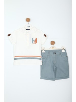 Hype Erkek Çocuk Alt Üst Şort Takım 1-5 Yaş 6214