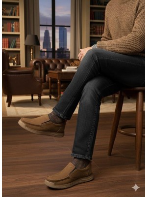 Mehmet Mete 62400 Rahat Cool Men Nubuk Hakiki Deri Erkek Ayakkabı