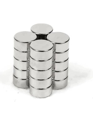 Misda Store mm Neodimyum Yuvarlak Silindirik Mıknatıs - 50 Adet Set