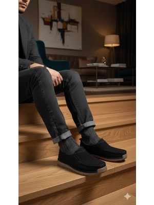 Mehmet Mete 62400 Rahat Cool Men Nubuk Hakiki Deri Erkek Ayakkabı