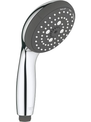 Misda Store Vitalio Start 100 Quickfix El Duşu, 3 Akışlı, Düşmeye Dayanıklı, Kireç Önleyici Sistem, Su Tasarruflu, Duş Başlığı, Krom, 26031000