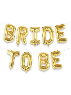 Misda Store Marifetlerim - Bride To Be Altın Folyo Balon