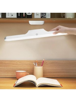 Misda Store Geldi Şarjlı LED Lamba Kablosuz Micro USB Mıknatıslı 6W LED Işık 3 Farklı Işık Modu Cata Martı LED Aplik (Beyaz)