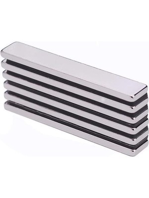 Misda Store Güçlü Neodyum Mıknatıs 60X10X3 mm 5 Adet
