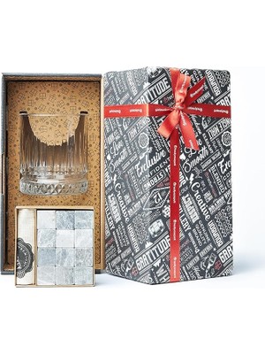 Misda Store Viski Bardağı Hediye Seti - Hediye Kutulu 12 Parça Viski Taşı - Babalar Için Hediye Fikri, Erkekler ve Kadınlar Için Doğum Günü Hediyesi"