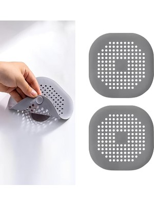 Misda Store 2’li Silikon Lavabo ve Küvet Gider Filtresi – Tıkanıklık Önleyici, Vantuzlu Tasarım, Su Akışını Düzenleyen Dayanıklı Gider Koruyucu