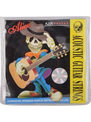 Misda Store A206-SL Akustik Gitar Teli - Takım Tel