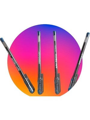 Misda Store 0,7 mm My-Tech Tükenmez Kalem 25 Li Mavi, 25 Li Kutu