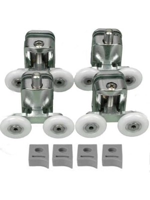 Misda Store Duşakabin Tekerlek Seti, 4 Adet Duşakabin Teker, Duşakabin Set