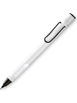 Misda Store L119WTB Safari Mekanik Kalem, Beyaz Siyah Klips, 0,02 Inç (0,5 Mm), Sınırlı Üretim