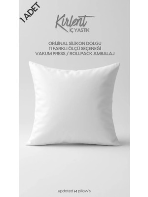 İz Home Avangard Kırlent Iç Yastık 1 Adet Ekstra Dolgun Saf Silikon Dolgulu Kırlent Yastığı Ebat Seçenekli