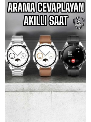 Akıllı Saat Titreşimli Amoled Ekran Uyku ve Sağlık Takibi Sesli Görüşme