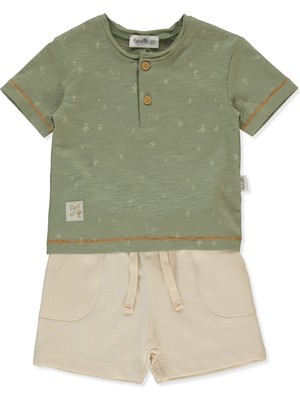 Bebetto Iki Ip Şort 2li Takım (Desert) Bej
