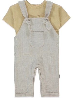 Bebetto Dokuma Salopet 2li Takım (Safarı Club) Sarı