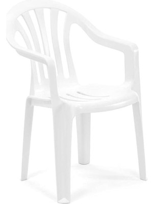 Leaf Shop SY-2500 Manolya Plastik Bahçe Sandalye 4'lü Set