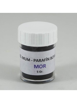 Leaf Shop Vitrini Mor Renk Jel Mum ve Parafin Toz Boyası 5 gr