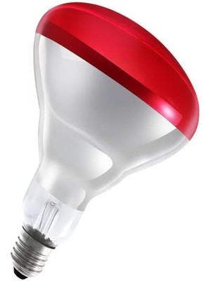 Leaf Shop 250W Infrared Kırmızı Ampul E27 Isıtıcılı Lamba Kırmızı Işık