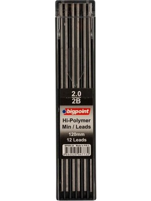 Misda Store 949 Portmin Yedek Uç 2b, 2mm 12'li Paket
