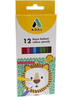 Misda Store Karton Kutu Boya Kalemi, 12 Renk, Tam Boy, Parlak ve Canlı Renkler, Kolay Açılır, Kırılmaya Dayanıklı Uçlar, Okul ve Sanat Için Ideal