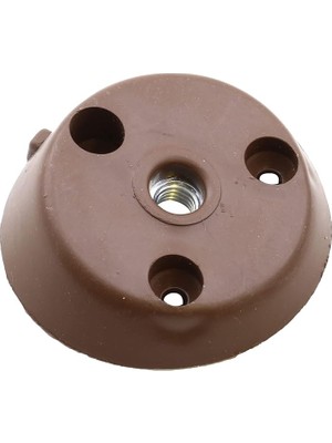 Misda Store Mobilya Masa Sehpa Ayağı Bağlantı Aparatı Açılı Dereceli Ayak Tabanı Kahverengi (10 Adet)