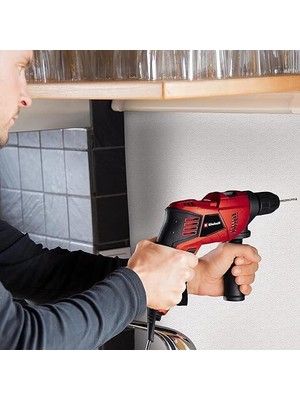 Misda Store Darbeli Matkap Te-Id 500 E (550 W, Hızlı Mandren, Devir Ayarı, Metal Dişli Kutusu, Kademesiz Ayarlanabilir Delme Derinliği Mesnedi, 5 Taş Matkabı Ucu Dahil) - 4259610