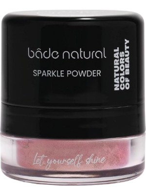 Misda Store Natural Sparkle Powder Shinny Pink Çok Amaçlı Toz Işıltılı AYDINLATICI%100 Doğal