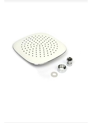 Misda Store Banyo Tepe Duş Başlığı Beyaz Tepe Duş Başlık