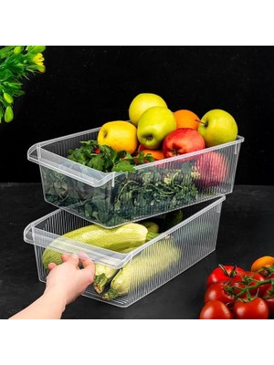 Misda Store 3184 2 Li 6lt Dolap Içi ve Buzdolabı Içi Düzenleyici Orga