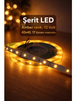 ZMR Lumıxa 1 Adet 5 Metre Şerit LED 4 Farklı Renk Şeçeneği (Trafosuz Çalışmaz)