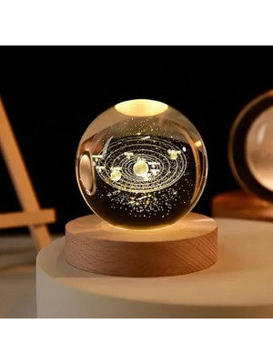 Misda Store Küre Gece Lambası (Güneş Sistemi)