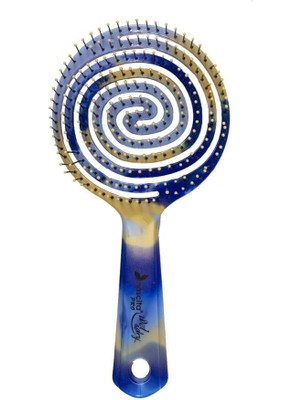 Misda Store Pro Mavi Mermer Büyük Boy Üç Boyutlu Açma Tarama Fırçası - 37