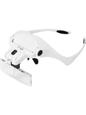 Aesco Ally 9892B2 Yedek Lensli LED Işıklı Kafa BÜYÜTEÇI-(5775)